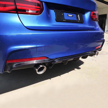 MMO For 2012-2018 BMW 3 Series F30 M Sport Rear Diffuser Lower Bumper Diffuser Rear Lip